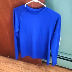 Patagonia blue long-sleeved technical top